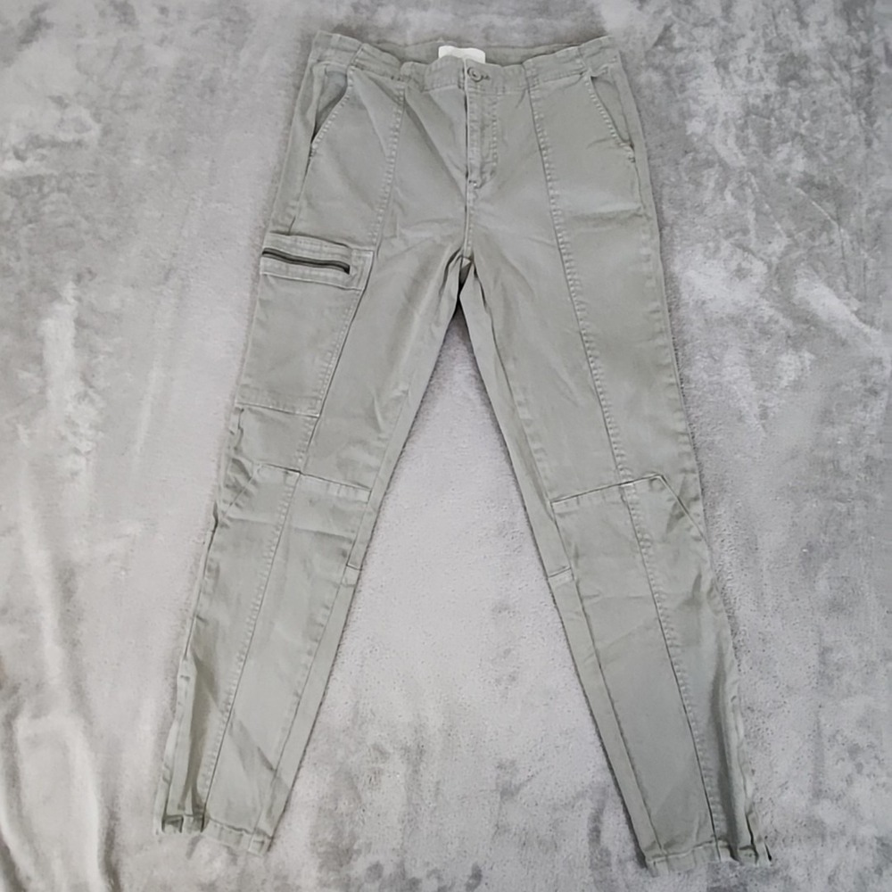 Anthropologie Pants Womens 29x26 Sage Green Jefferson Moto Cargo Casual